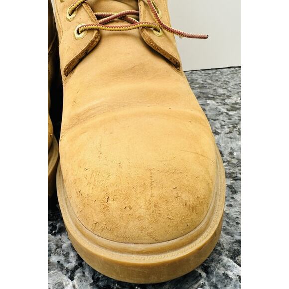 Timberland 19079 Leather Round Toe Lace Up Ankle Work Mens Boots Size 11 Wheat main image 12